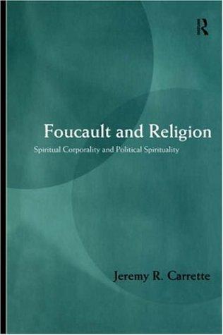 Cover for Foucault and Religion