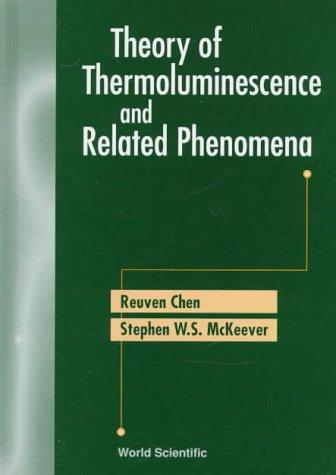 Cover for Theory of thermoluminescence and related phenomena