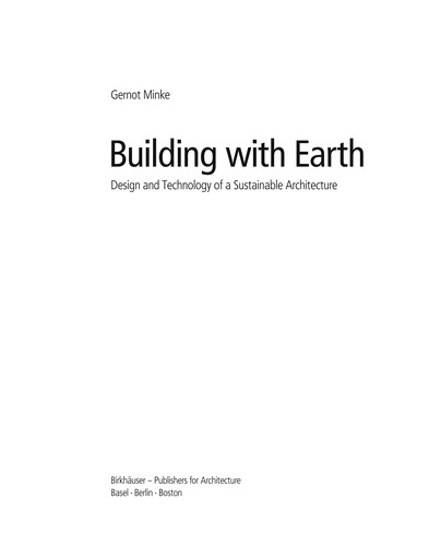 Cover for Building with earth