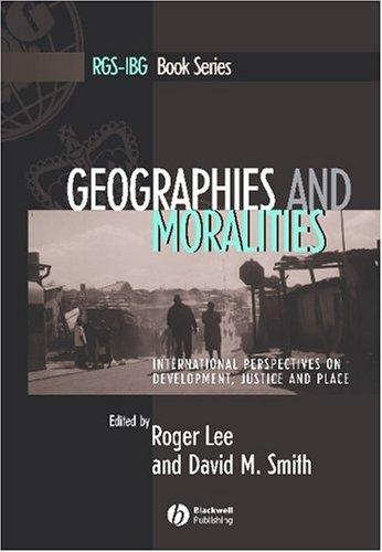 Cover for Geographies and Moralities