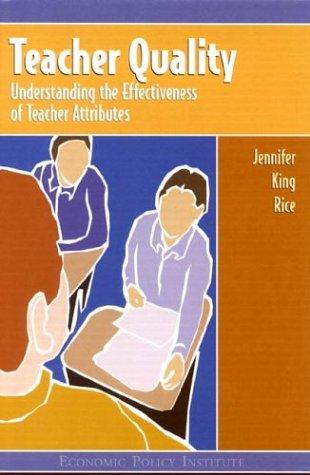Cover for Teacher Quality