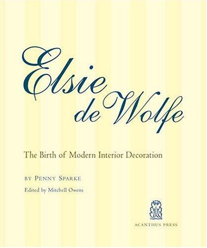 Cover for Elsie De Wolfe