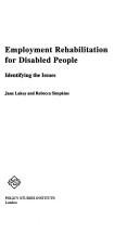 Cover for Employment rehabilitation for disabled people