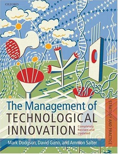 Cover for The Management of Technological Innovation