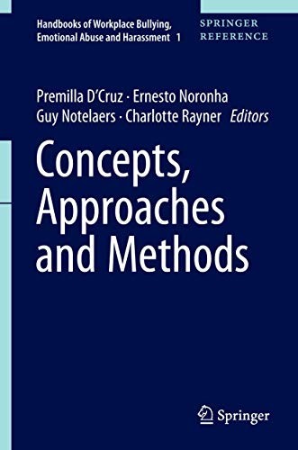 Cover for Concepts, Approaches and Methods
