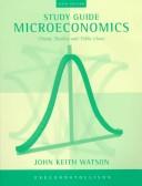 Cover for Study Guide to Accompany Microeconomics