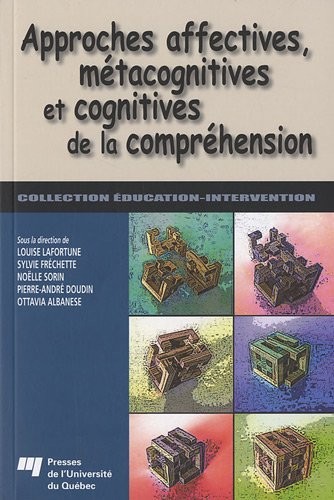 Cover for Approches affectives, métacognitives et cognitives de la compréhension