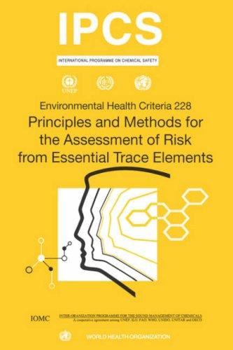Cover for Principles and Methods for the Assessment of Risk from Essential Trace Elements