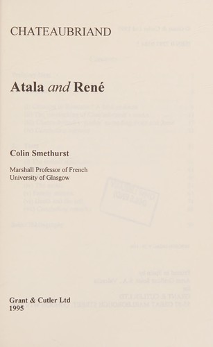 Cover for Chateaubriand