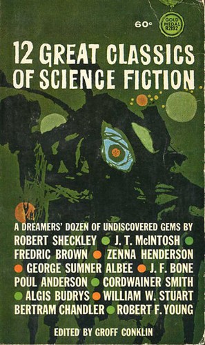 Cover for 12 Great Classics of Science Fiction (Gold Medal, R2192)