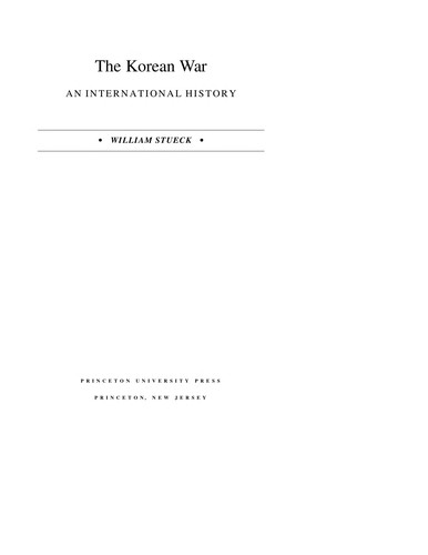 Cover for The Korean War
