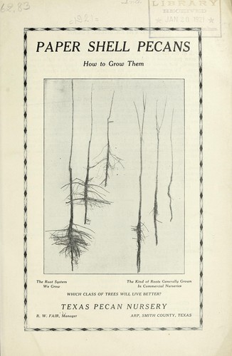 Cover for Paper shell pecans