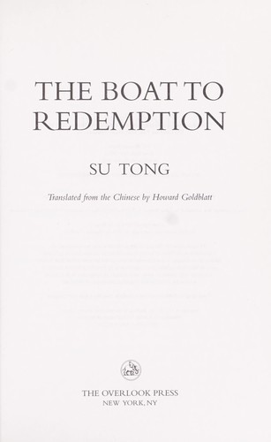 Cover for The boat to redemption