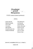 Cover for Grudzień przed sierpniem