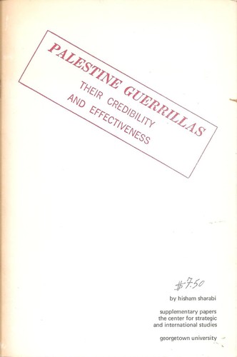 Cover for Palestine guerillas