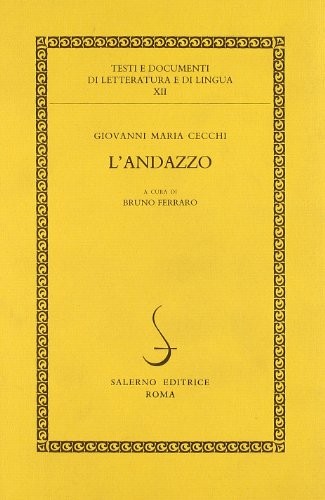 Cover for L' andazzo