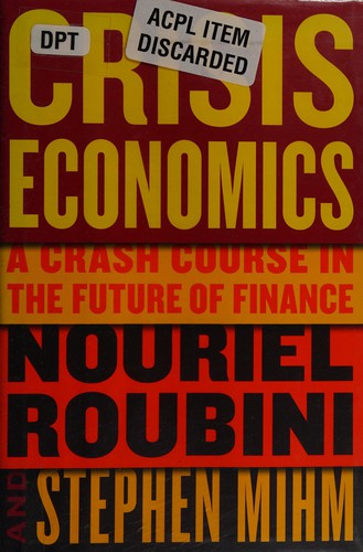 Cover for Crisis economics
