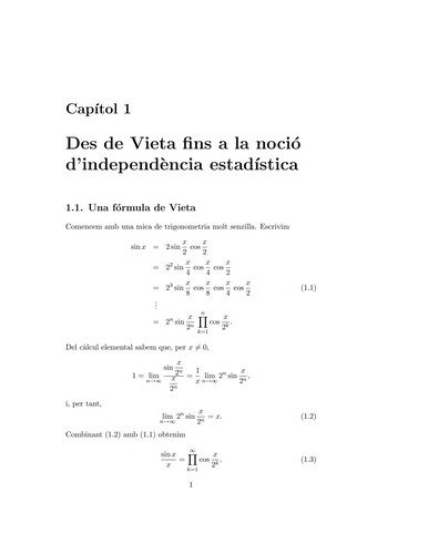 Cover for Independència estadística en probabilitat, anàlisi i teoria de nombres