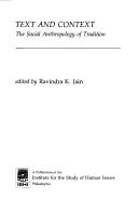 Cover for Text and context