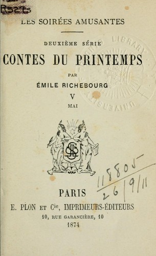 Cover for Les soirées amusantes