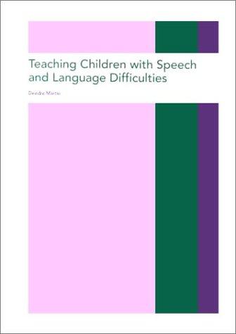 Cover for Teaching Children with Speech and Language Difficulties