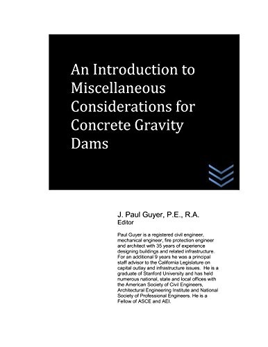 Cover for An Introduction to Miscellaneous Considerations for Concrete Gravity Dams