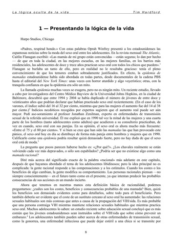Cover for La lo gica oculta de la vida
