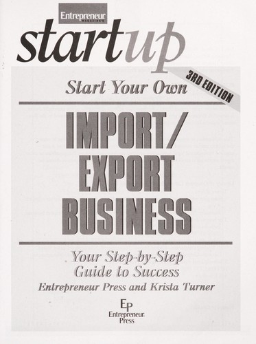 Cover for Start your own import/export business
