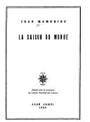 Cover for La saison du monde