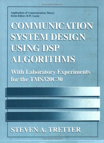 Cover for Communication system design using DSP algorithms