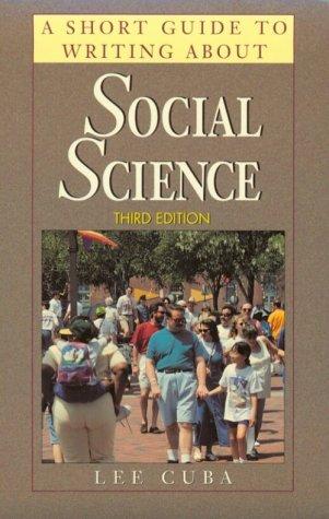 Cover for A short guide to writing about social science