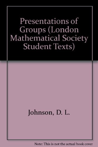 Cover for Presentations of groups