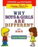 Cover for Why boys & girls are different