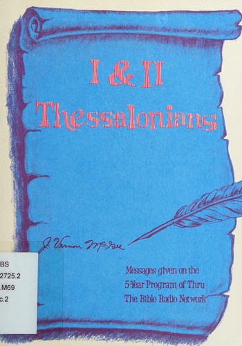 Cover for I and II Thessalonians