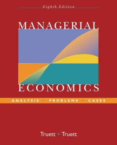 Cover for Managerial Economics