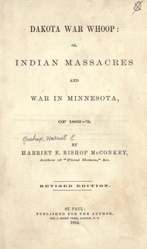 Cover for Dakota war whoop