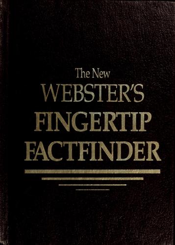 Cover for The new Webster's fingertip factfinder