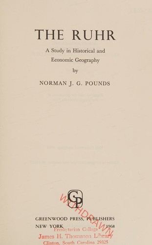 Cover for The Ruhr