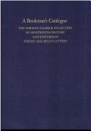 Cover for A Bookman's Catalogue M-End