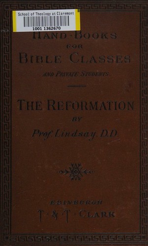 Cover for The reformation