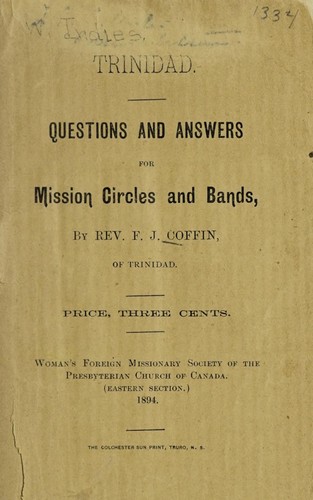 Cover for Trinidad