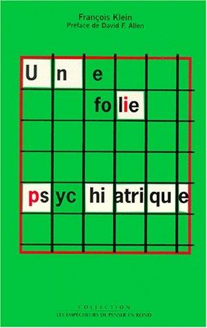 Cover for Une folie psychiatrique: 1937 