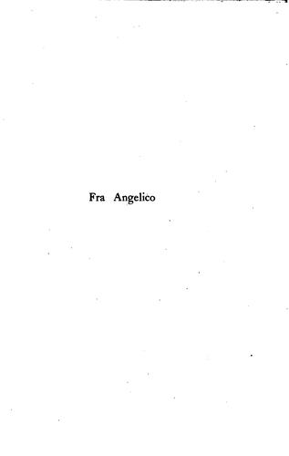 Cover for Fra Angelico