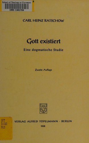 Cover for Gott existiert