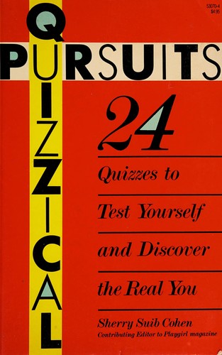 Cover for Quizzical pursuits