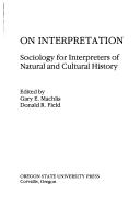 Cover for On interpretation