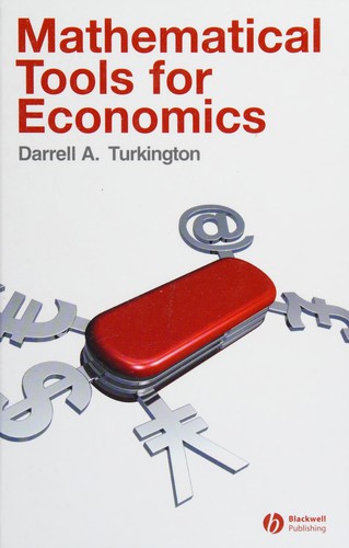 Cover for Mathematical tools for economics