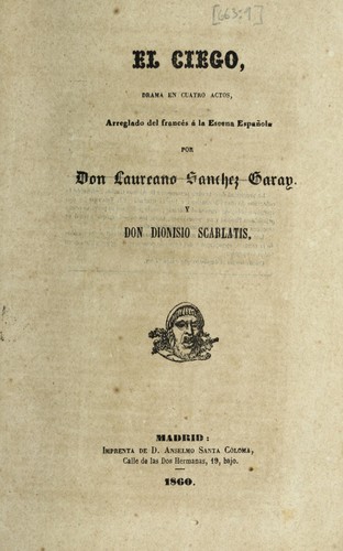 Cover for El ciego