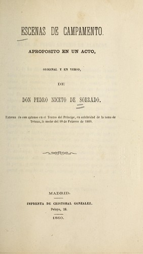 Cover for Escenas de campamento