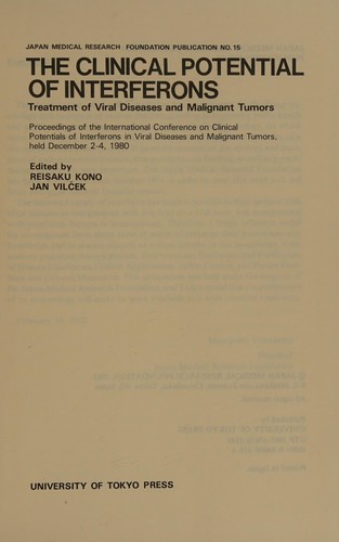 Cover for The clinical potential of interferons